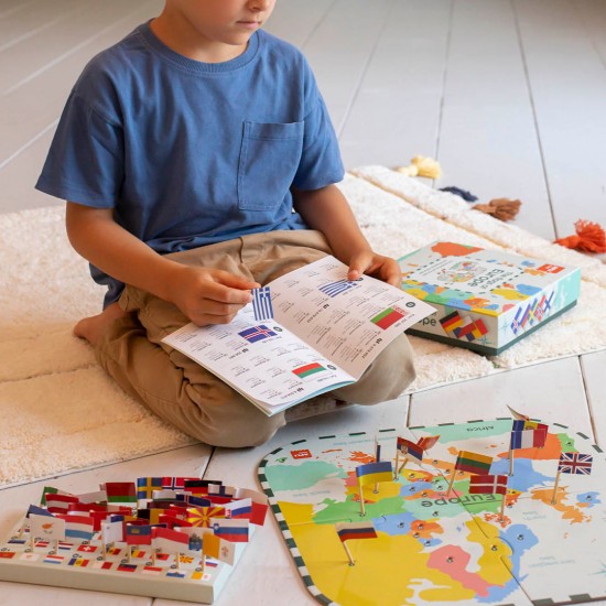 THE FLAGS OF EUROPE PUZZLE