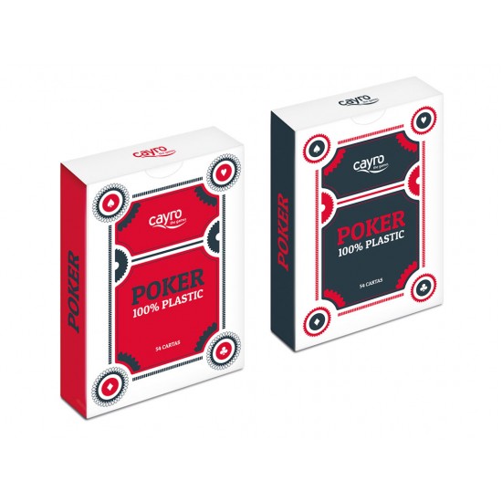 POKER CARDS 100% PLASTIC
