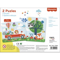2 PUZZLES / 24 PCS