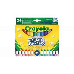 24 WASHABLE MARKERS - BROADLINE