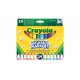 24 WASHABLE MARKERS - BROADLINE