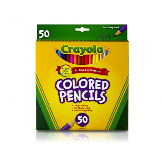 50 COLOURED PENCILS