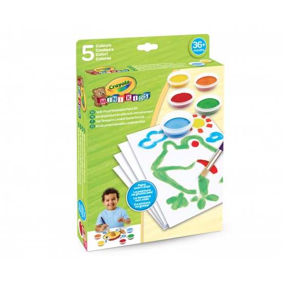 SPILL-PROOF WASHABLE PAINT KIT