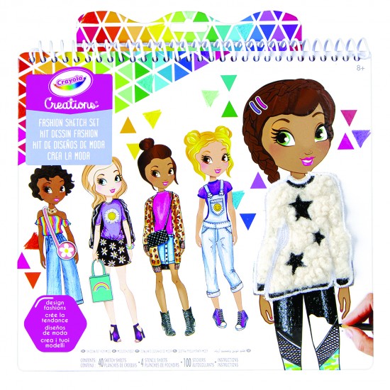 CRAYOLA CREATIONS FASHION SKETCH SET
