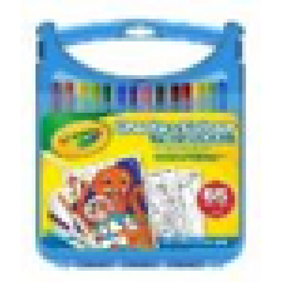 CREATE & COLOR SUPERTIPS WASHABLE MARKERS AND PAPER 