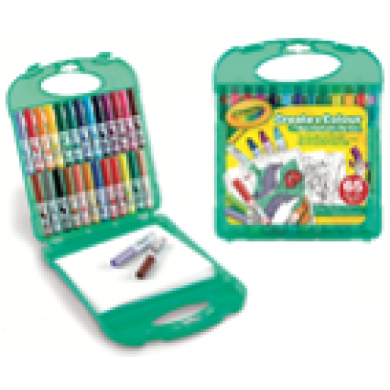 CREATE & COLOR MINI WASHABLE MARKERS AND PAPER 