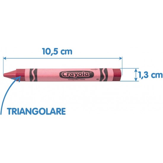 MINI KIDS 16 WASHABLE TRIPOD GRIP CRAYONS