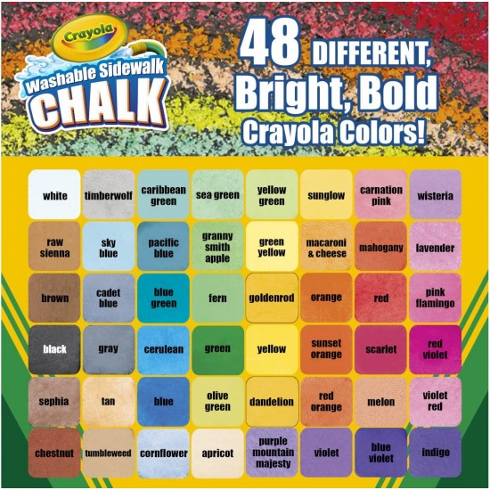 48 SIDEWALK CHALKS
