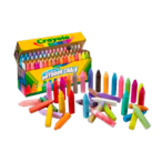 64 WASHABLE SIDEWALK CHALKS