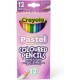 12 COLOURED PENCILS - PASTEL EDITION