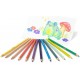 12 COLOURED PENCILS - PASTEL EDITION