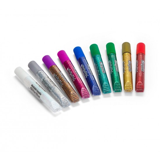 9 WASHABLE GLITTER GLUE