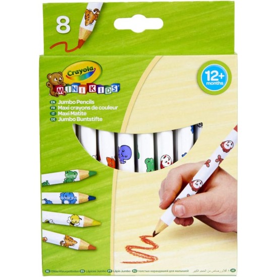 8 MINI KIDS JUMBO PENCILS