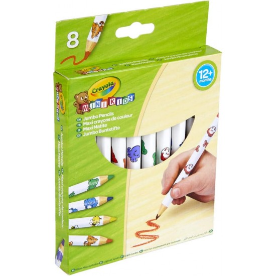 8 MINI KIDS JUMBO PENCILS