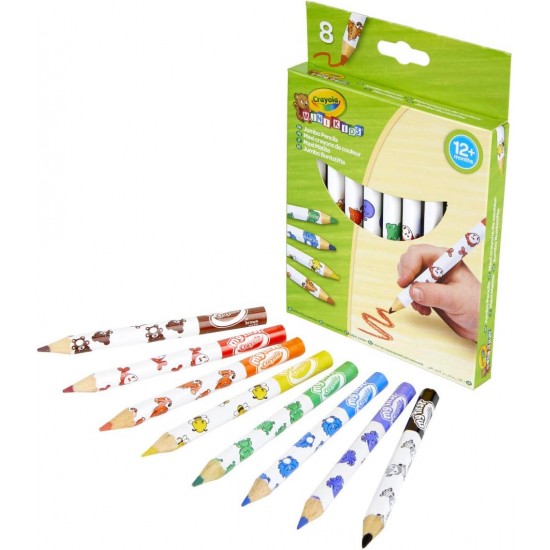 8 MINI KIDS JUMBO PENCILS