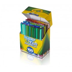 100 SUPERTIPS WASHABLE MARKERS