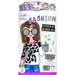 CRAYOLA CREATIONS - STICKERS BY NUMBER SET