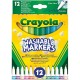12 WASHABLE MARKERS - FINE LINE