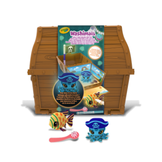 WASHIMALS GLOW OCEAN PETS - TREASURE CHEST