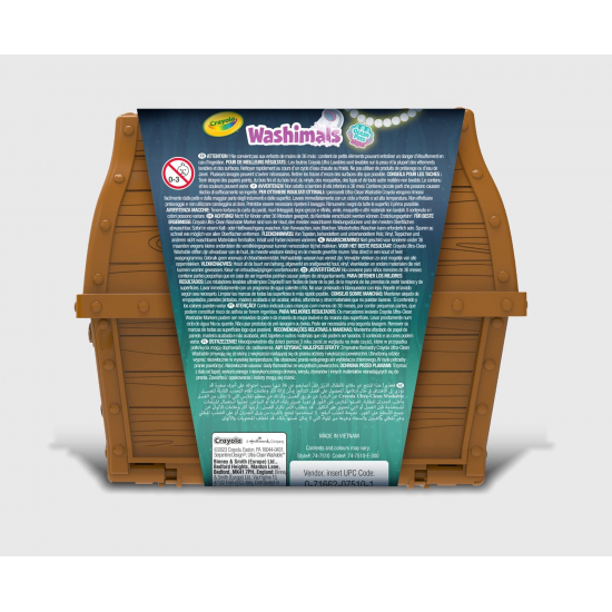 WASHIMALS GLOW OCEAN PETS - TREASURE CHEST
