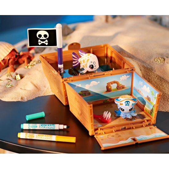 WASHIMALS GLOW OCEAN PETS - TREASURE CHEST