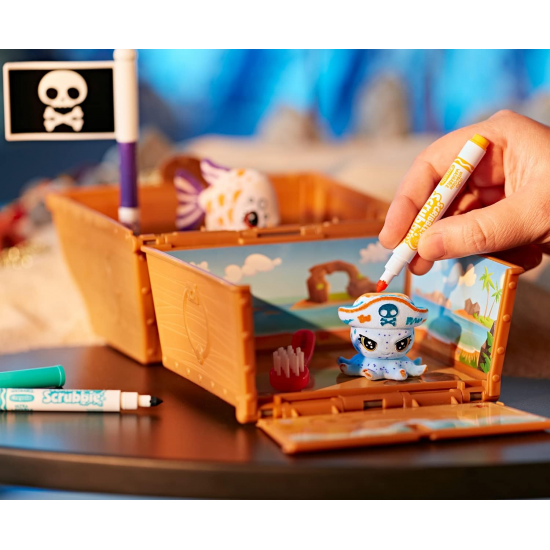 WASHIMALS GLOW OCEAN PETS - TREASURE CHEST