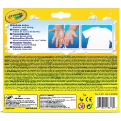 12 WASHABLE MARKERS BROADLINE 