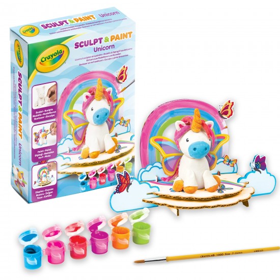 SCULPT AND PAINT UNICORN KIT