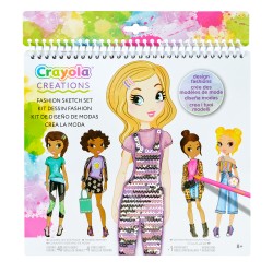 CRAYOLA CREATIONS FASHION SKETCH SET