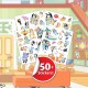 COLOR & STICKER PAD, BLUEY