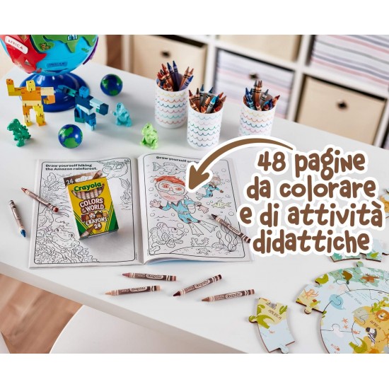 COLOURS OF THE WORLD COLOR & ACTIVITY BOOK