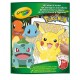 COLOR & STICKER PAD, POKEMON 