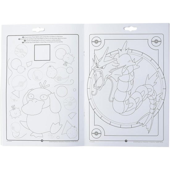COLOR & ACITIVITY PAD, POKEMON