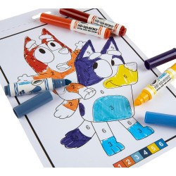 COLOR BY NUMBER PAD, BLUEY