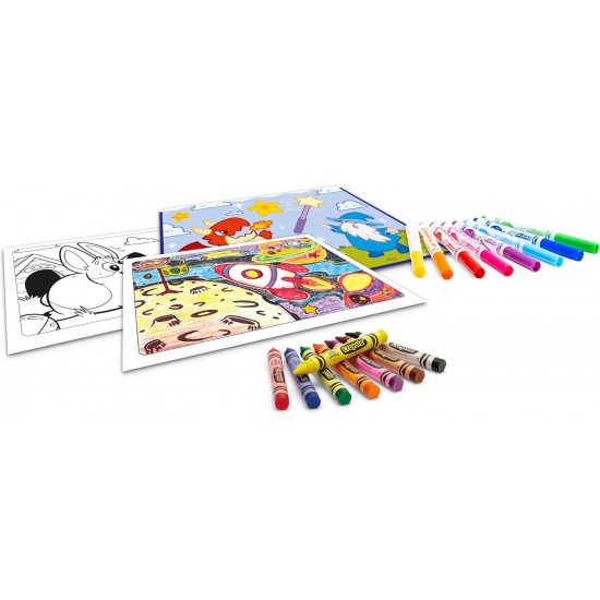 STENCIL & COLOURING KIT