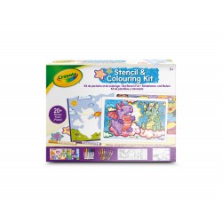 STENCIL & COLOURING KIT