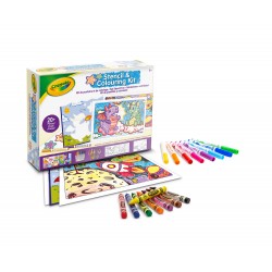 STENCIL & COLOURING KIT