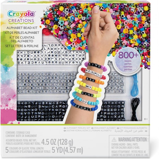 CREATIONS ALPHABET BEAD KIT 
