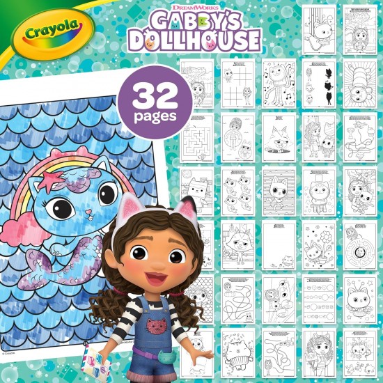 COLOR & ACTIVITY PAD, GABBY'S DOLLHOUSE
