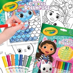 COLOR & ACTIVITY PAD, GABBY'S DOLLHOUSE