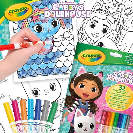 COLOR & ACTIVITY PAD, GABBY'S DOLLHOUSE