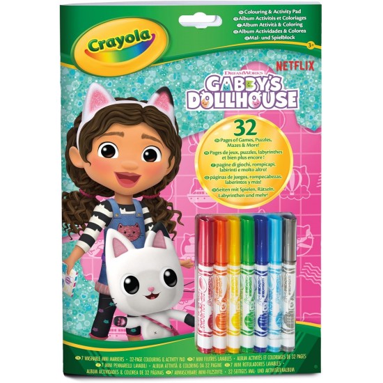 COLOR & ACTIVITY PAD, GABBY'S DOLLHOUSE