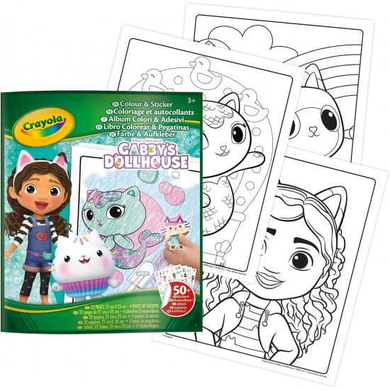 COLOR & STICKER - GABBY'S DOLLHOUSE