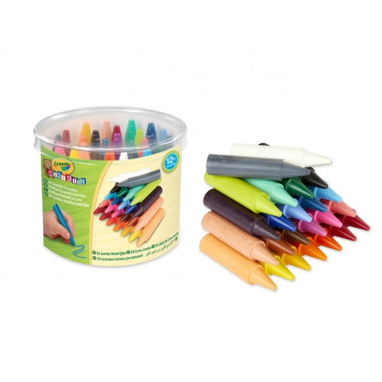 24 MINI KIDS JUMBO CRAYONS