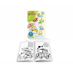 MINI KIDS WHIMSICAL VEHICLES SHAPES & STICKERS ALBUM