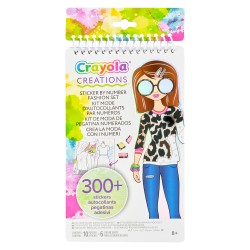 CRAYOLA CREATIONS - STICKERS BY NUMBER SET