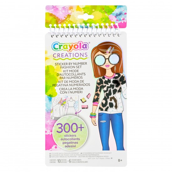 CRAYOLA CREATIONS - STICKERS BY NUMBER SET