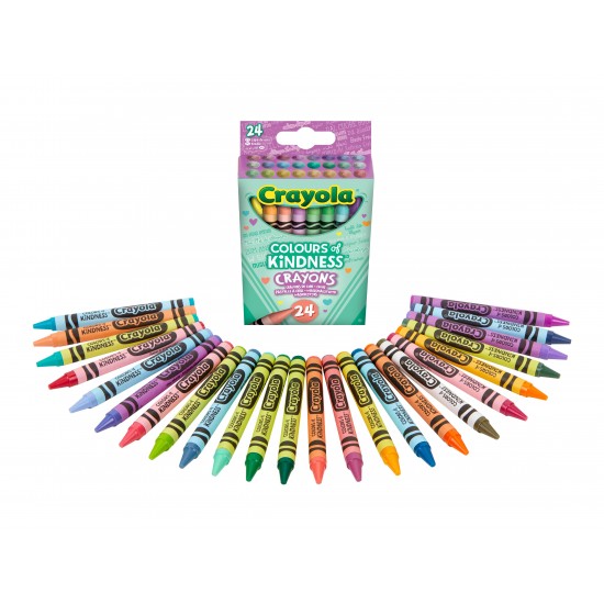 COLOURS OF KINDNESS - 24 CRAYONS