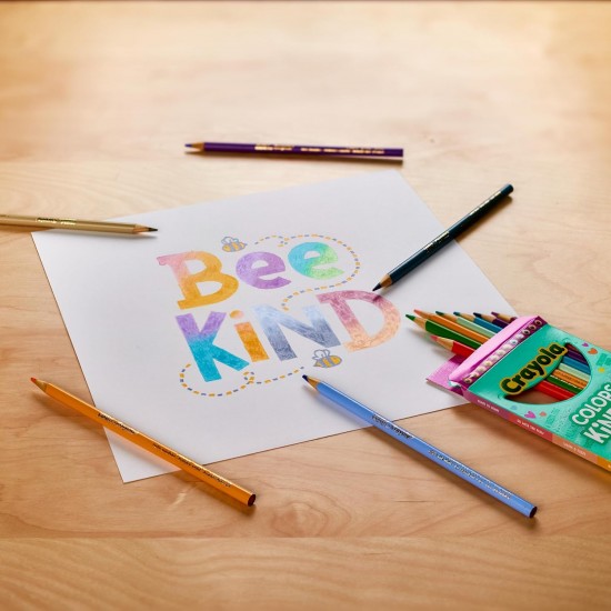 COLOURS OF KINDNESS - 12 COLOURED PENCILS