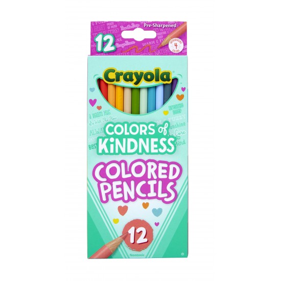 COLOURS OF KINDNESS - 12 COLOURED PENCILS